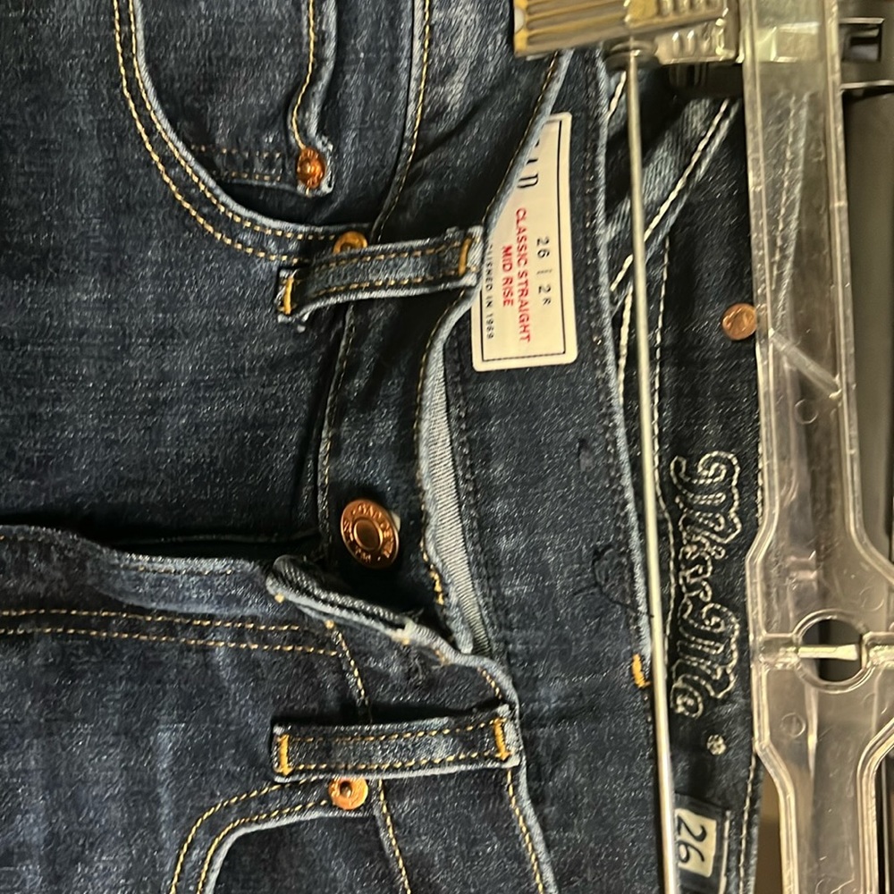 GAP Jeans classic straight, mid rise, 30 Inseam